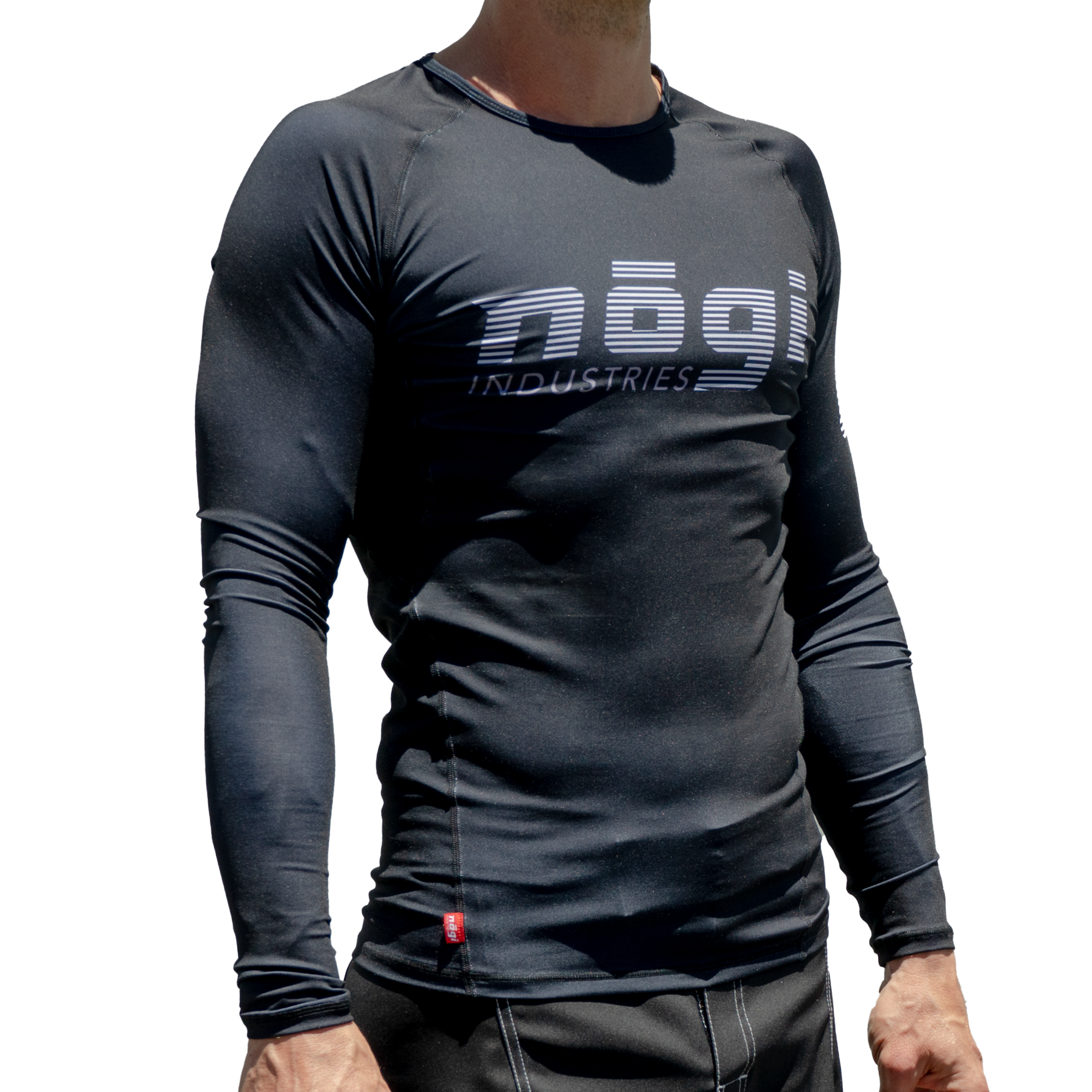 Core Long Sleeve Rash Guard - BLACK