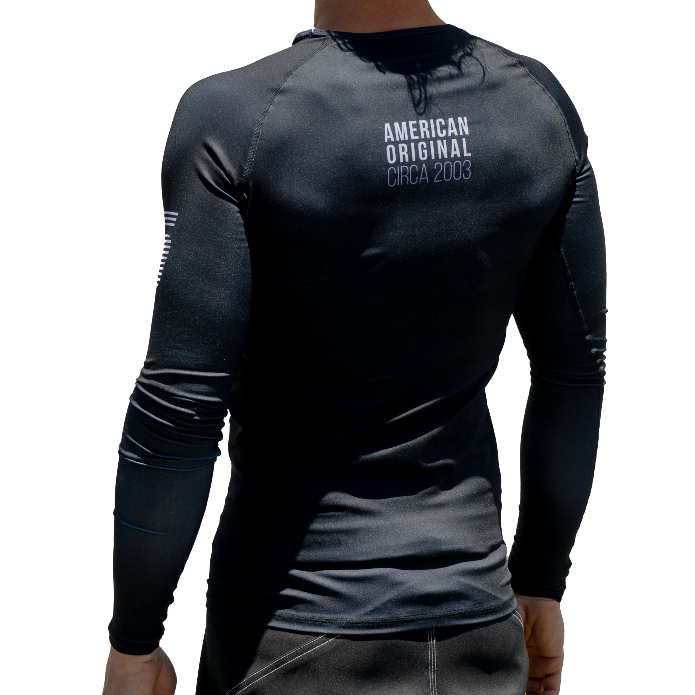 Core Long Sleeve Rash Guard - BLACK
