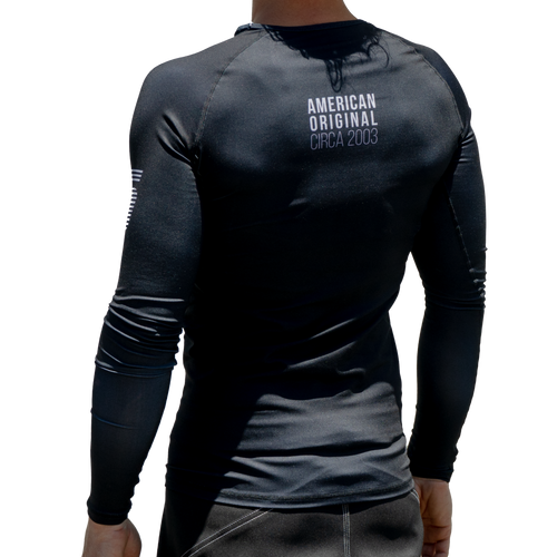 Core Long Sleeve Rash Guard - BLACK