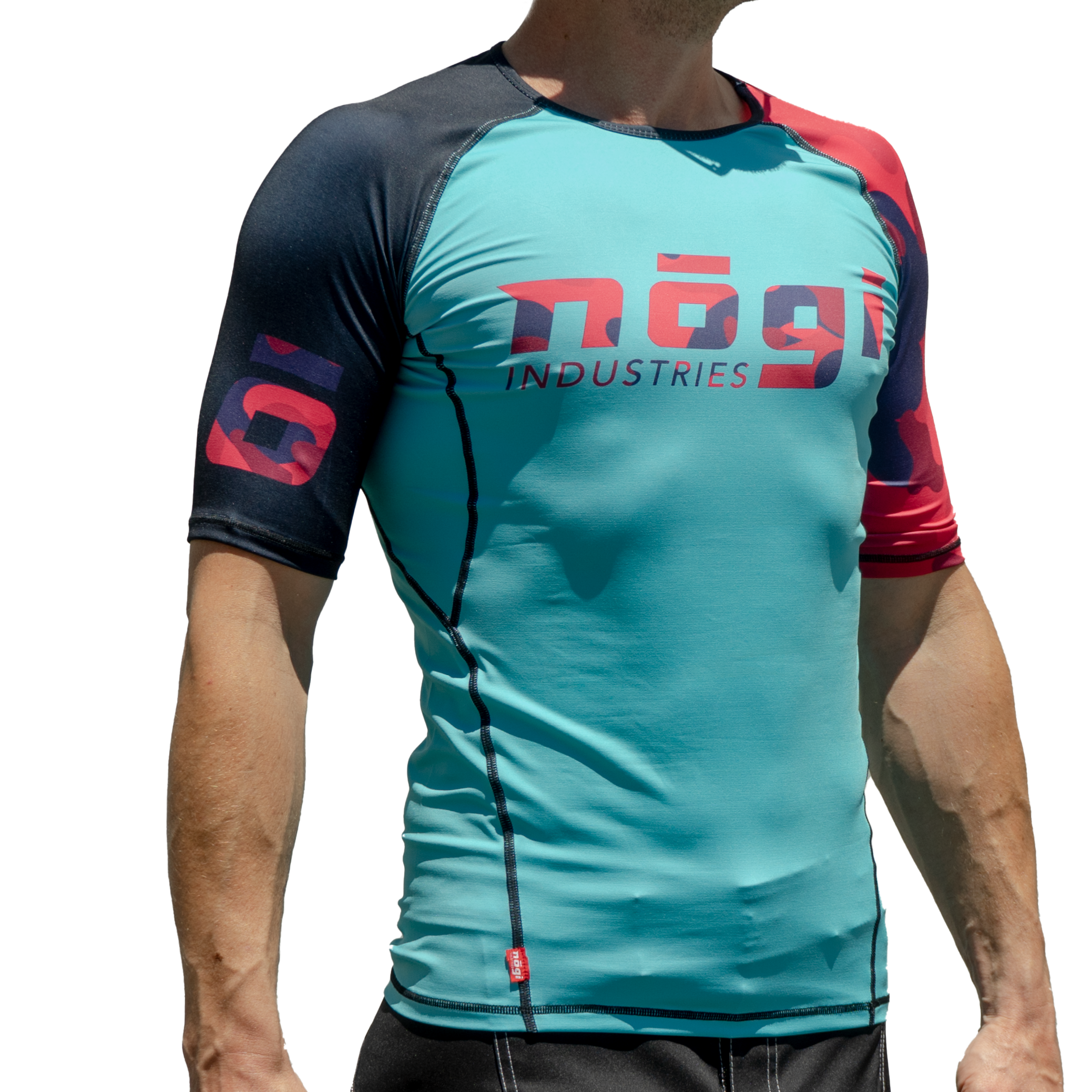 Recall Camo Short Sleeve Rash Guard