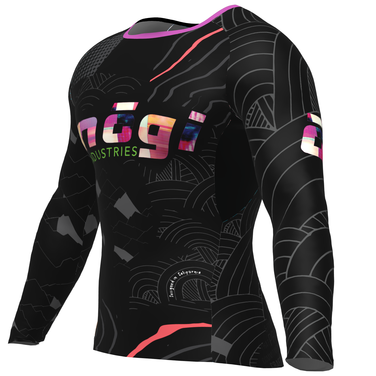 Acid Gambit Long Sleeve Rash Guard