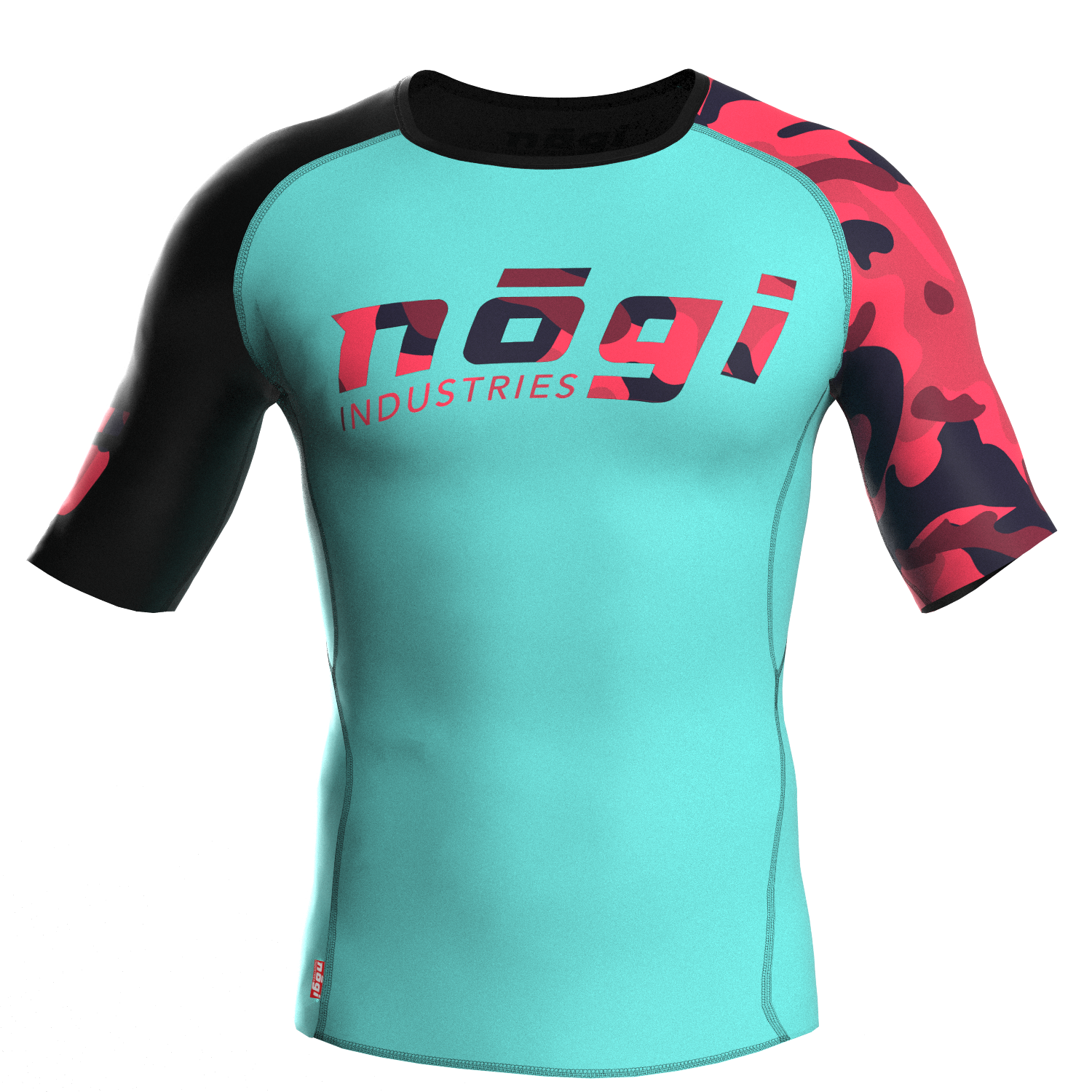 Recall Camo Short Sleeve Rash Guard